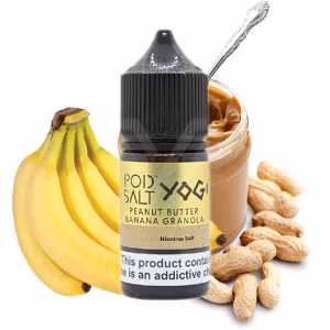 خرید سالت گرانولای موز کره بادام‌ زمینی پاد سالت - Pod Salt Peanut Butter Banana Granola 30ml