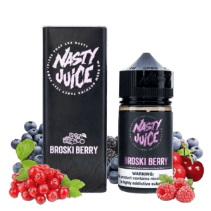 خرید جویس آلبالو تمشک توت فرنگی نستی - NASTY BROSKI BERRY 60ml