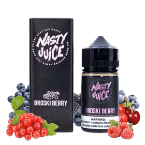 خرید جویس آلبالو تمشک توت فرنگی نستی - NASTY BROSKI BERRY 60ml