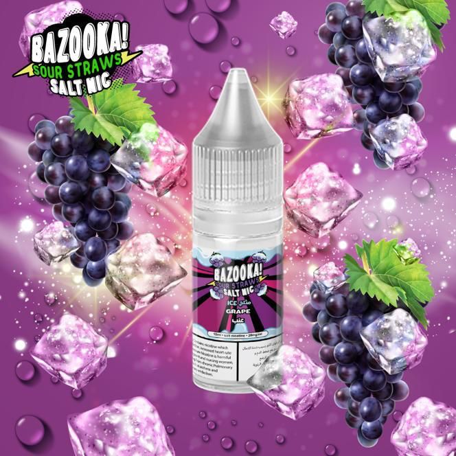 بهترین سالت های تابستانی بازوکا برای پاد - BAZOOKA SALT GRAPE ICE