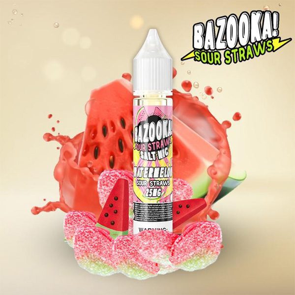 بهترین سالت های تابستانی بازوکا برای پاد - Bazooka saltnic Watermelon 1