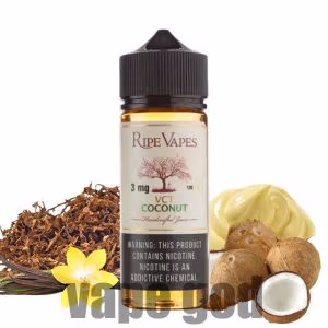خرید جویس تنباکو کاستارد و نارگیل رایپ ویپز - Ripe Vape Vct Coconut 120ml