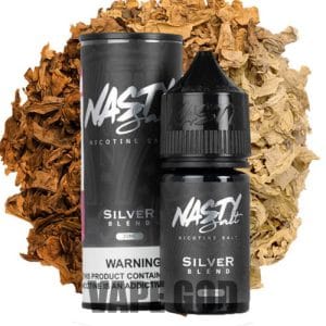 خرید سالت تنباکو خامه نستی – NASTY SILVER BLEND Salt