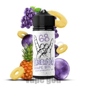 خرید جویس انگور آناناس ویپ دیستلری - Vape Distillery DISORDER GRAPE BITE 120ml