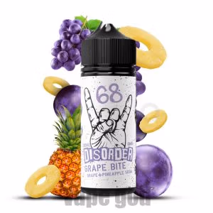 خرید جویس انگور آناناس ویپ دیستلری - Vape Distillery DISORDER GRAPE BITE 120ml