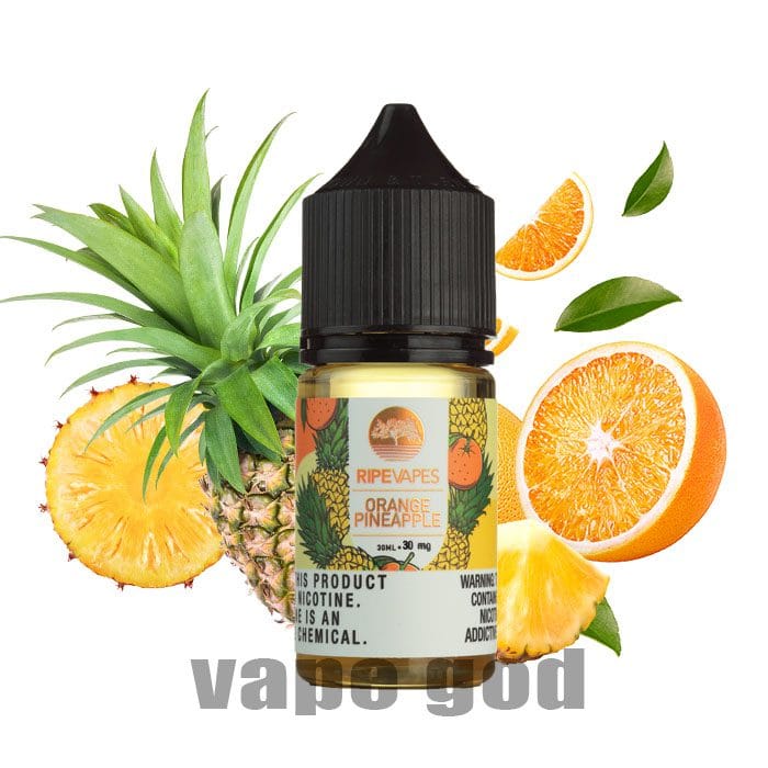orange pineapple - خرید سالت آناناس پرتقال رایپ ویپز - Ripe Vapes ORANGE PINEAPPLE 30ML