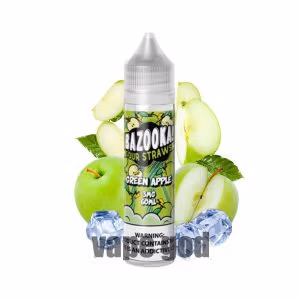 خرید جویس سیب یخ بازوکا – BAZOOKA GREEN APPLE ICE 60ML