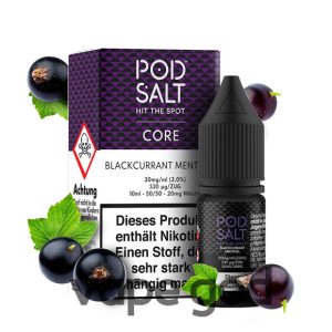 خرید سالت انگور فرنگی نعنا پاد سالت 30 میل - Pod Salt BLACKCURRANT MENTHOL 30ML