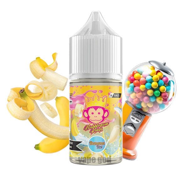 BUBBLEGUM BANANA - سالت آدامس بادکنکی موز یخ دکتر ویپز – Dr.Vape BUBBLEGUM KINGS BANANA ICE 30ml