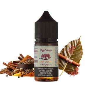 خرید سالت رایپ ویپز تنباکو خالص ادویه های گرم – Ripe Vapes San Juan Kingston