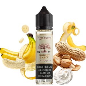خرید جویس موز بادام زمینی خامه رایپ ویپز – Ripe Vape MONKEY SNACK 60ml