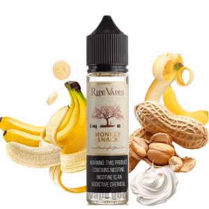 خرید جویس موز بادام زمینی خامه رایپ ویپز – Ripe Vape MONKEY SNACK 60ml