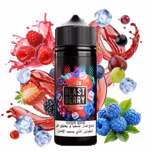 خرید جویس میکس تمشک و توت فرنگی یخ سمز ویپ - Sams Vape BLAST BERRY ICE 120ML