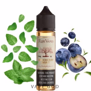 خرید جویس بلوبری نعنا رایپ ویپز – Ripe Vape BLUEBERRY MINT 60ml