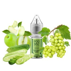 خرید سالت خیار انگور سفید سیب پاد سالت 30 میل - Pod Salt WHITE GRAPE CUCUMBER APPLE 30ML
