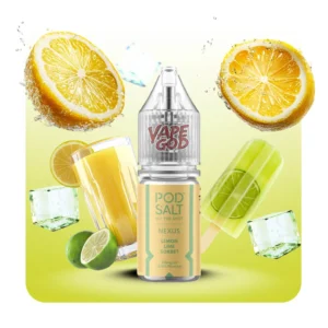 سالت شربت لیمو ترش یخ پاد سالت 30 میل – Pod Salt LEMON LIME SORBET ICE 30ML