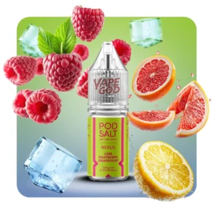 سالت لیمو تمشک گریپ فروت یخ پاد سالت 30 میل - Pod Salt LIME RASPBERRY GRAPEFRUIT ice 30ML