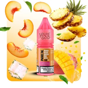 سالت هلو انبه آناناس یخ پاد سالت 30 میل – Pod Salt NEX MANGO PEACH FROZEN PINEAPPLE 30ML