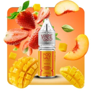 سالت هلو انبه توت فرنگی پاد سالت 30 میل - Pod Salt MANGO STRAWBERRY PEACH 30ML